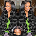HAIRSW Human Hair Pre Plucked Pre Cut Wear and Go Glueless Wig 13x4 HD Body Wave Lace Front Wigs with Baby Hair